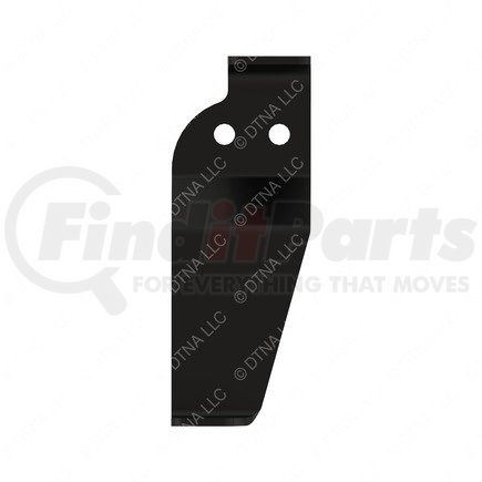 17-13789-000 by FREIGHTLINER - Bumper Bracket - Left Side, Steel, Black, 0.25 in. THK