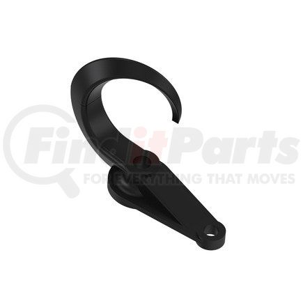 16-21243-000 by FREIGHTLINER - Tow Hook - Right Side, Black