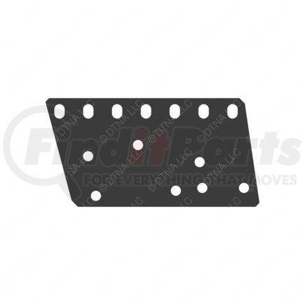 16-21380-001 by FREIGHTLINER - Multi-Purpose Spacer - Steel, 373.8 mm x 188.5 mm, 6.35 mm THK