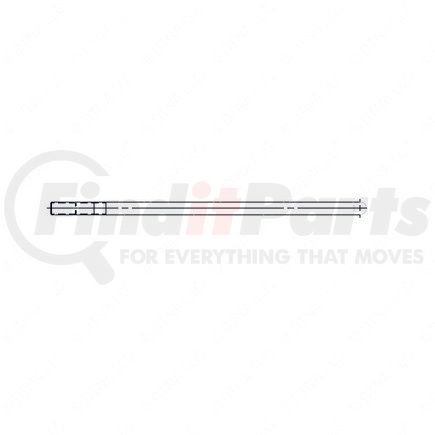 16-24674-001 by FREIGHTLINER - Leaf Spring Axle U-Bolt - Steel, 3.43 in. Thread Length