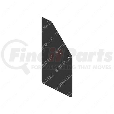 17-16912-000 by FREIGHTLINER - Mud Guard - Non-Reinforced Rubber, 699 mm x 394 mm, 4.7 mm THK