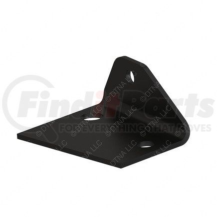 17-17232-000 by FREIGHTLINER - Hood Release Cable Bracket - Left Side, Steel, Black, 0.11 in. THK