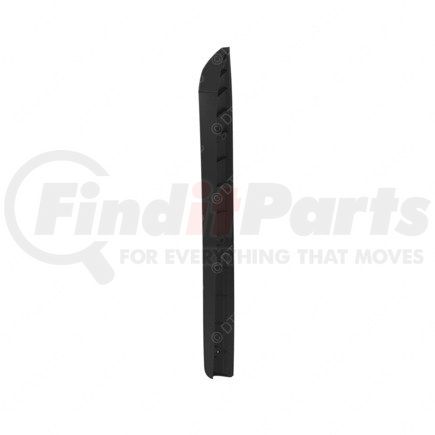 17-18220-001 by FREIGHTLINER - Fender Extension Panel - Thermoplastic Olefin, Black, 5 mm THK