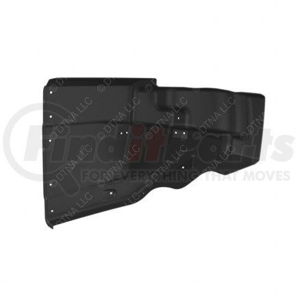 17-18916-009 by FREIGHTLINER - Truck Quarter Fender - Right Side, Polypropylene, Black, 929.23 mm x 620.96 mm