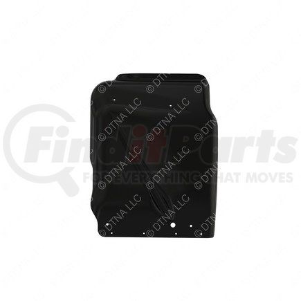 17-19038-002 by FREIGHTLINER - Mud Flap - Left Side, Polyethylene, Black, 3 mm THK