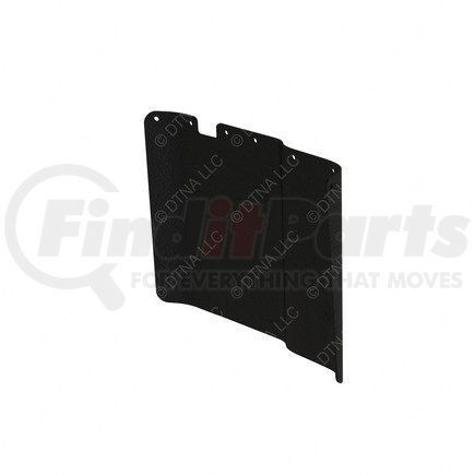 17-15473-002 by FREIGHTLINER - Mud Flap - Left Side, Rubber, 571.5 mm x 412.4 mm, 4.76 mm THK