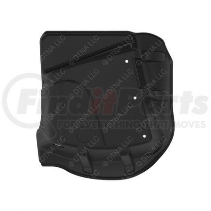 17-15563-004 by FREIGHTLINER - Bumper Splash Shield - Right Side, Polyethylene, 504.33 mm x 467.04 mm, 4 mm THK