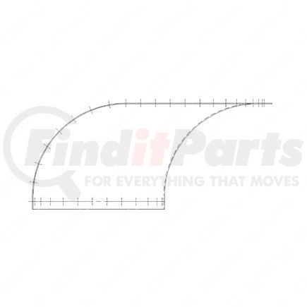 18-26278-000 by FREIGHTLINER - Roof Panel - Aluminum, 0.05 in. THK