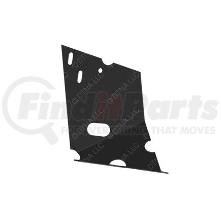 18-25612-001 by FREIGHTLINER - Hood Latch Support - Right Side, Steel, 0.07 in. THK
