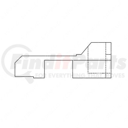 18-28893-001 by FREIGHTLINER - Thermal Acoustic Insulation - Body, Cab Floor