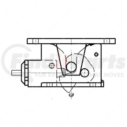 18-28644-020 by FREIGHTLINER - Cab Jack Pump Bracket