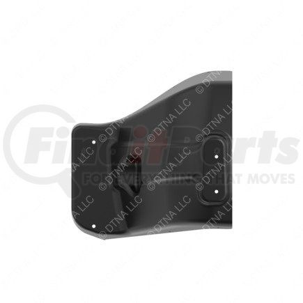 17-19313-002 by FREIGHTLINER - Bumper Splash Shield - Left Side, Polyethylene, 458.8 mm x 474.4 mm, 4 mm THK