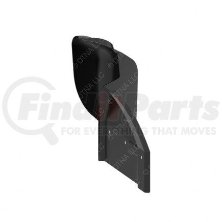 17-19726-000 by FREIGHTLINER - Mud Guard - Left Side, Polyethylene, Black, 3 mm THK