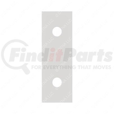 18-35410-000 by FREIGHTLINER - Door Hinge Shim - Aluminum, 90 mm x 30 mm, 1.3 mm THK