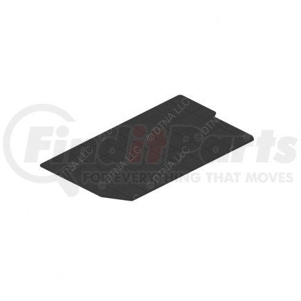 18-48084-000 by FREIGHTLINER - Baggage Compartment Mat - Left Side, Polyvinyl Chloride, Black, 856 mm x 496.7 mm