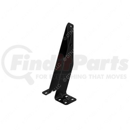 18-48373-001 by FREIGHTLINER - Sleeper Bunk Support Bracket - Steel, Black, 0.07 in. THK