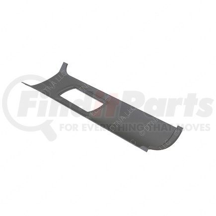 18-41016-000 by FREIGHTLINER - Sleeper Side Panel Trim - Left Side, Polypropylene, Slate Gray, 1095.12 mm x 214.37 mm