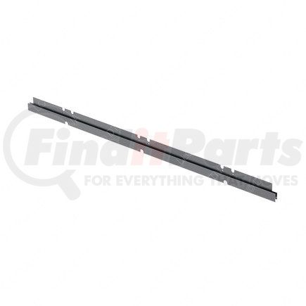 18-42969-002 by FREIGHTLINER - Rear Body Panel Trim Panel - Aluminum, Slate Gray, 1787.9 mm x 89 mm, 3 mm THK