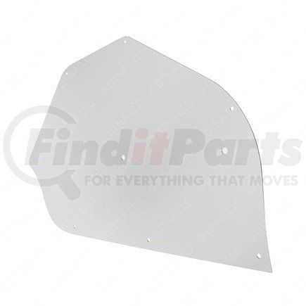 18-44143-017 by FREIGHTLINER - Door Interior Trim Panel - Left Side, Thermoplastic Olefin, Dark Taupe, 0.1 in. THK