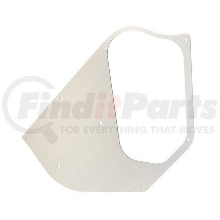 18-44143-018 by FREIGHTLINER - Door Interior Trim Panel - Right Side, Thermoplastic Olefin, Dark Taupe