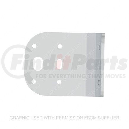 18-58758-001 by FREIGHTLINER - Exhaust Mount - Aluminum, 0.19 in. THK