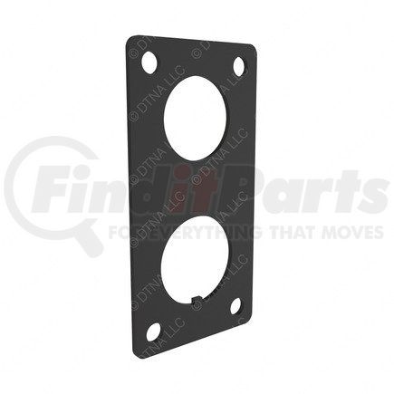 18-58488-000 by FREIGHTLINER - Ignition Switch Bracket - Steel, Black, 84.1 mm x 42.9 mm, 1.35 mm THK