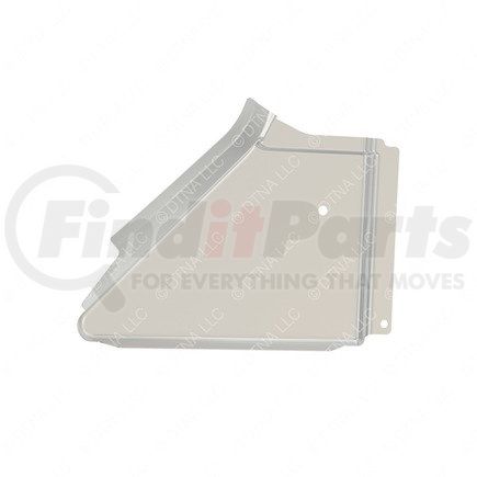 18-49000-006 by FREIGHTLINER - Body B-Pillar Trim Panel - Left Side, Aluminum, 0.04 in. THK