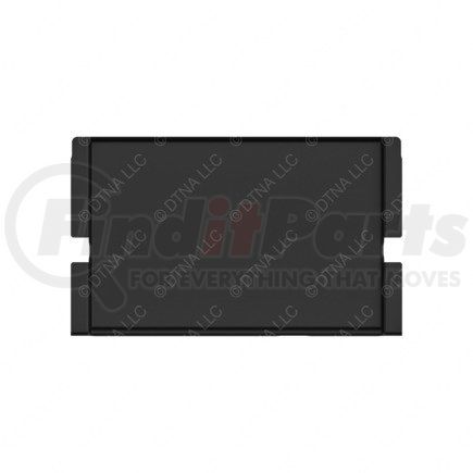 18-63450-001 by FREIGHTLINER - Battery Box Tray - ABS, Black, 592.6 mm x 355.3 mm, 3.18 mm THK