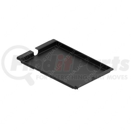 18-63450-002 by FREIGHTLINER - Battery Box Tray - Right Side, ABS, Black, 592.6 mm x 356.8 mm, 3.2 mm THK