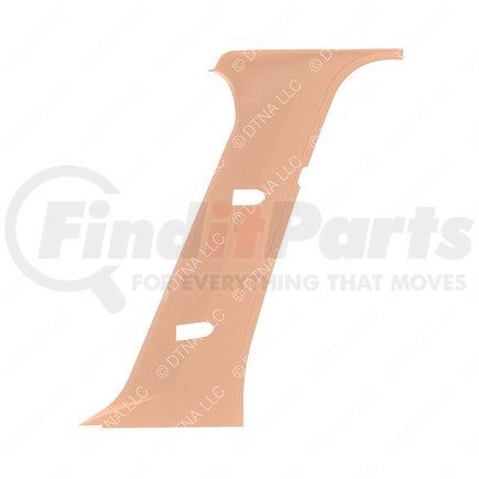18-60413-002 by FREIGHTLINER - Body A-Pillar - Right Side, ABS, Tumbleweed, 642.8 mm x 562.22 mm
