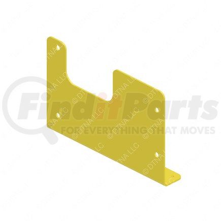 18-66739-000 by FREIGHTLINER - Accelerator Pedal Bracket - Steel, Yellow, 3.42 mm THK