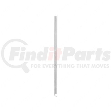 18-64007-001 by FREIGHTLINER - Side Skirt - Right Side, Stainless Steel, 5.62 in. x 1.88 in., 0.04 in. THK