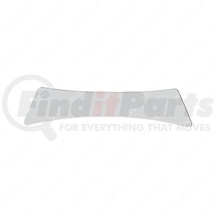 18-68201-000 by FREIGHTLINER - Hood Insulation Pad - Polyether Polyurethane, 1530.5 mm x 345 mm, 25.4 mm THK