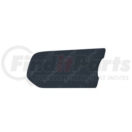 18-68720-003 by FREIGHTLINER - Body A-Pillar - Right Side, Thermoplastic Olefin, Carbon, 127.18 mm x 79.69 mm