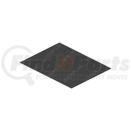 18-66787-000 by FREIGHTLINER - Baggage Compartment Mat - Right Side, High Mass Reinforced Styrene Butadiene Rubber, 1103.4 mm x 847.9 mm