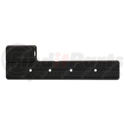 18-69510-000 by FREIGHTLINER - Fascia Bracket - Thermoplastic Olefin, Carbon, 415 mm x 125.8 mm, 3.5 mm THK