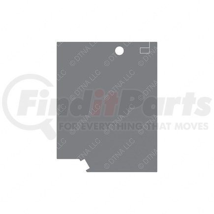 18-71183-003 by FREIGHTLINER - Floor Cover - Left Hand, 72 in., Under Bunk, Auxiliary Heater, Shore Power