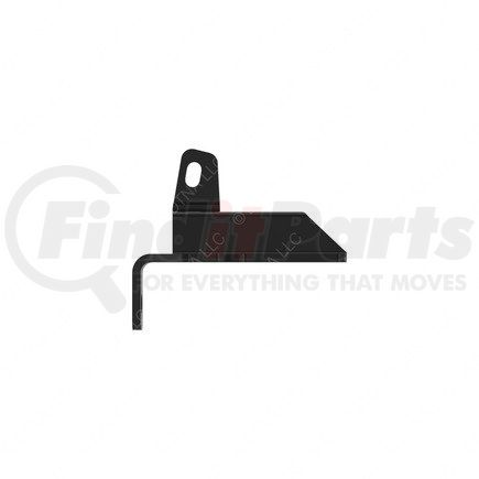 21-28753-001 by FREIGHTLINER - Bumper Mounting Bracket - Right Side, Steel, Black, 0.31 in. THK