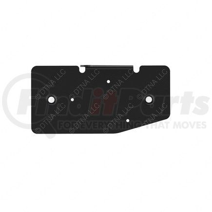 21-28977-000 by FREIGHTLINER - Bumper Cover Reinforcement - Left Side, Steel, Black, 2.46 mm THK