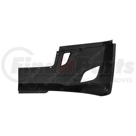 21-28980-007 by FREIGHTLINER - Bumper - Fascia, with Light Cutouts, Painted, Right Hand