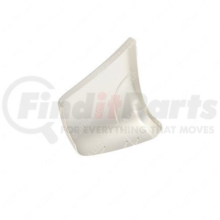 21-25762-010 by FREIGHTLINER - Air Dam End Cap - Left Side, Thermoplastic Polyolefin, Silver
