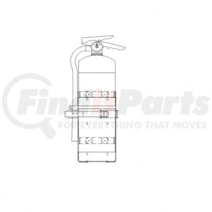 22-40834-003 by FREIGHTLINER - Fire Extinguisher