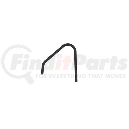 22-42750-000 by FREIGHTLINER - Overhead Console Retainer - Aluminum, Black, 0.1 in. THK