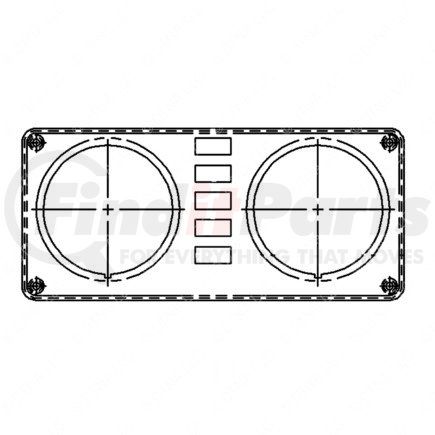 22-43373-026 by FREIGHTLINER - Instrument Panel Assembly - With Speedometer and Tachometer