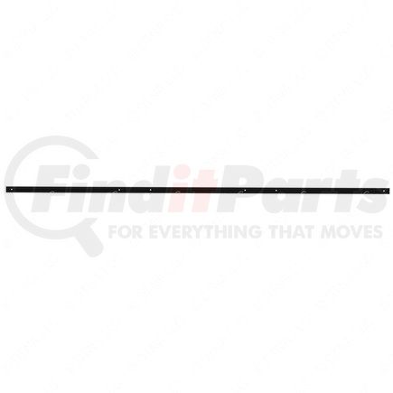 22-44067-001 by FREIGHTLINER - Sleeper Curtain Hanger - Aluminum, Black, 1556 mm x 24.2 mm