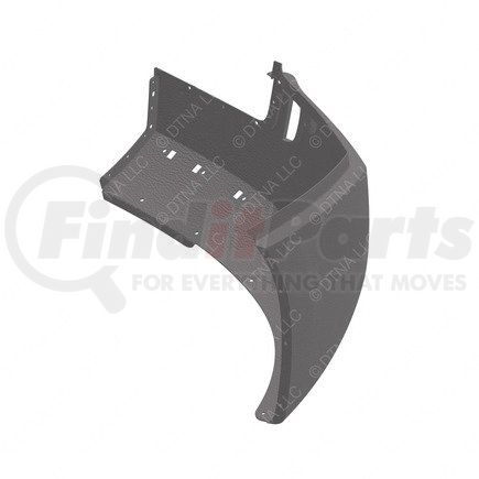 21-29100-001 by FREIGHTLINER - Bumper - Fascia, Air Dam, Gray, Right Hand