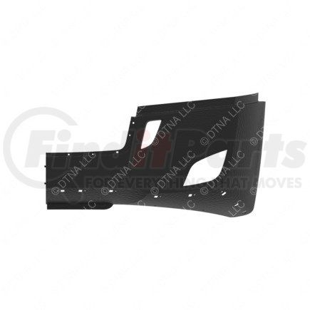 21-29100-006 by FREIGHTLINER - Bumper - Fascia, Air Dam, with Lights Cutout, Painted, Left Hand