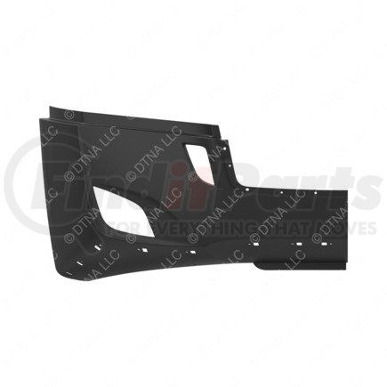 21-29100-007 by FREIGHTLINER - Bumper - Fascia, Air Dam, with Lights Cutout, Painted, Right Hand