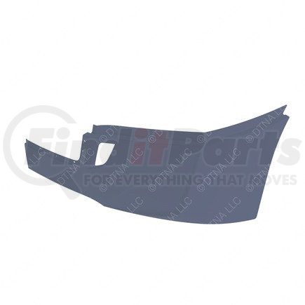 21-29100-016 by FREIGHTLINER - Bumper - Fascia, Air Dam, Gray, Left Hand