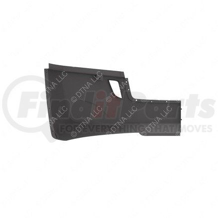 21-29100-024 by FREIGHTLINER - Bumper - Fairing, Gray, Left Hand